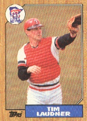 1987 Topps Baseball Cards      478     Tim Laudner